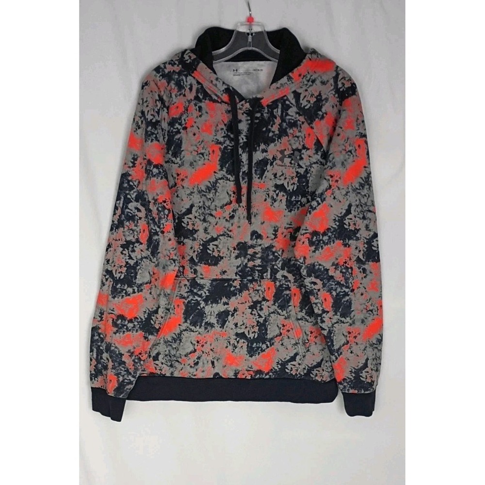 Under Armour Hoodie Men Size Large Rival Fleece Cloud‎ Sweatshirt Multicolor